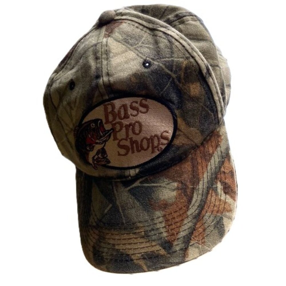 BASS PRO SHOPS Snapback Cap Multi One Size Adjustable Camo
